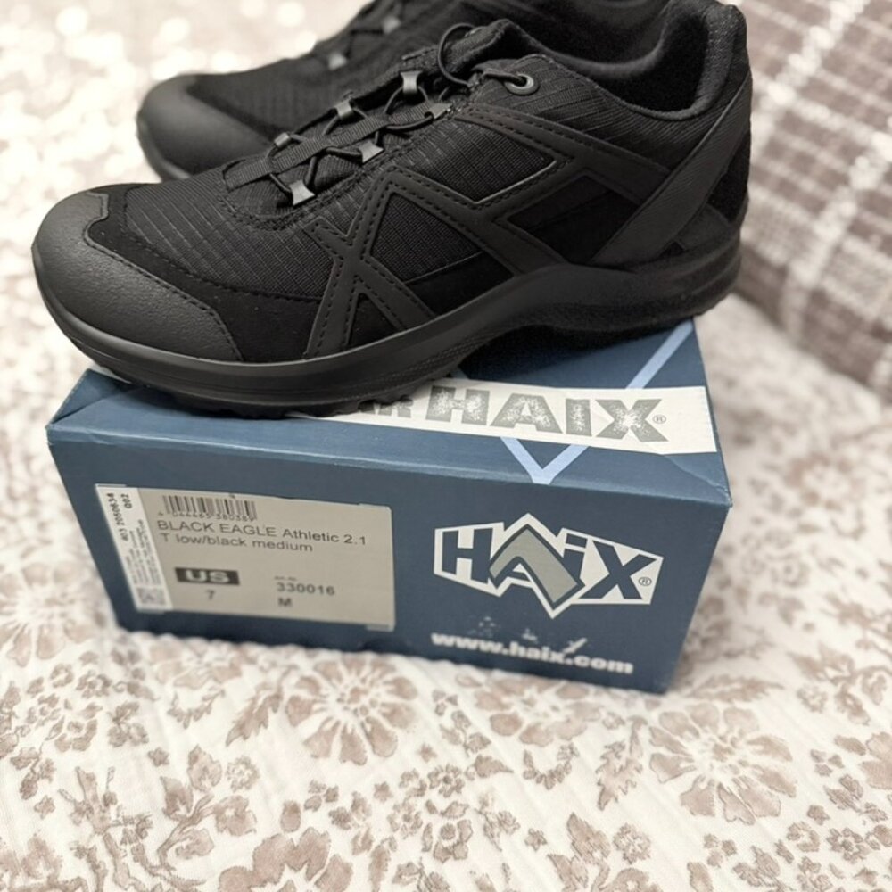 HAIX Black Eagle Athletic 2.1 T Low Tactical Shoes Men’s 7 / Women’s 8.5 - Picture 2 of 3